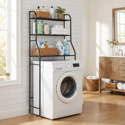 Tier over toilet storage - over,