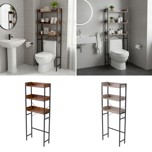 Over toilet storage rack 3tier - toilet,