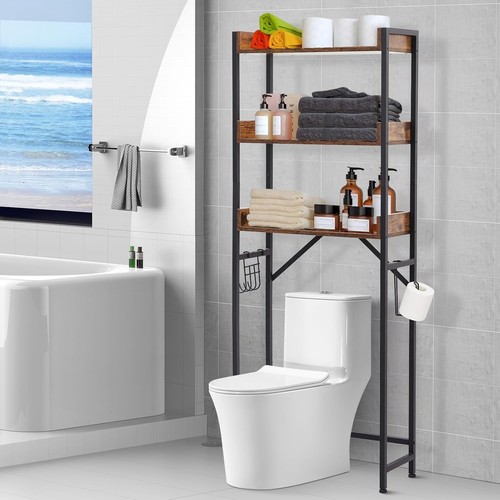 Over toilet bathroom shelf - toilet,