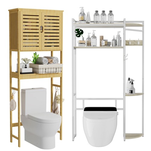 Tall over the toilet - tall, shelf